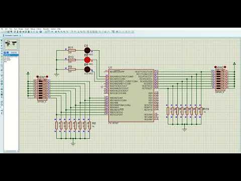 Proteus PIC16F887 MPLAP P3-E2-Equipo1 - YouTube