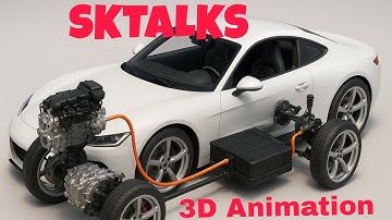 Car anatomy: The Basics / How cars work?(3D animation)