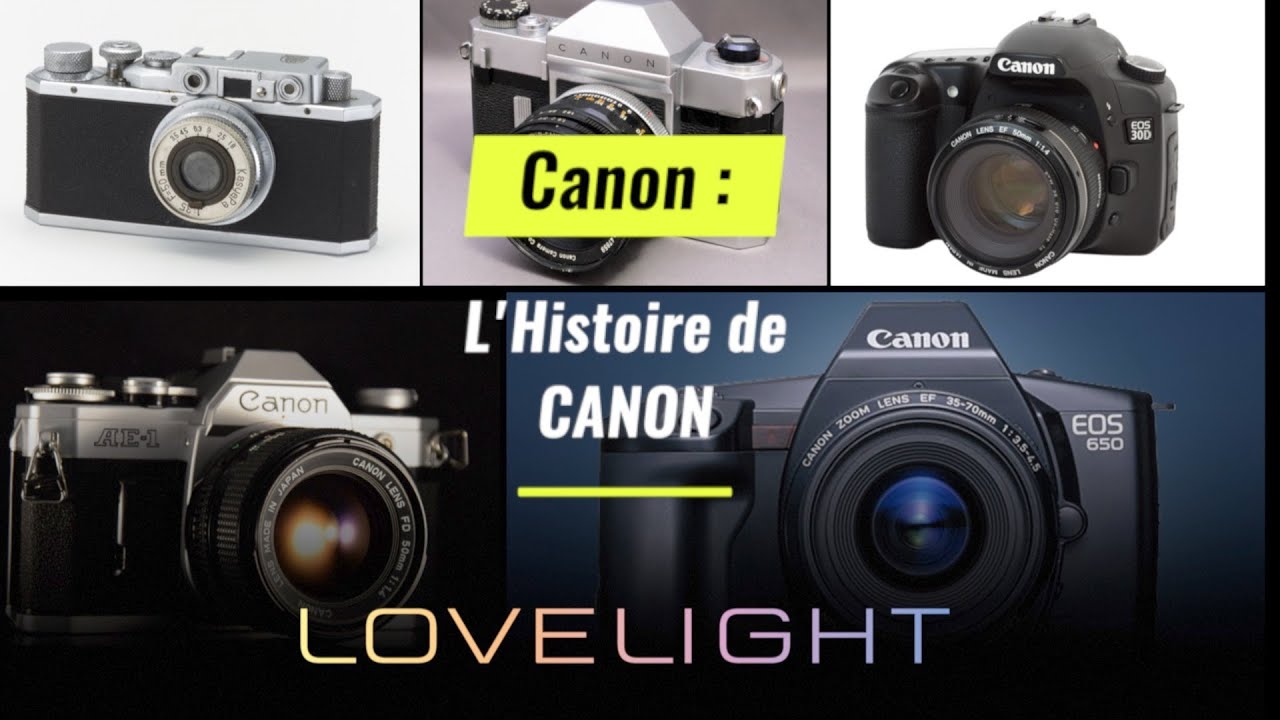 L'histoire de la marque CANON