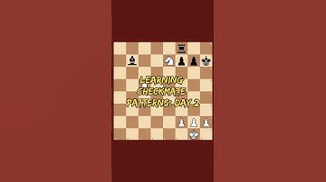 Day 2 of learning Checkmate Patterns: Anastasia