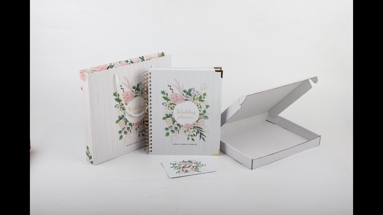 Floral Wedding Planner Kit | Complete Organizer for Brides | Gift Box Set