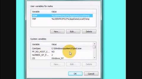 How to Create, Edit or Delete enviroment variables in windows