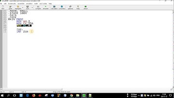 assembly language programming in bangla-ASCII code print