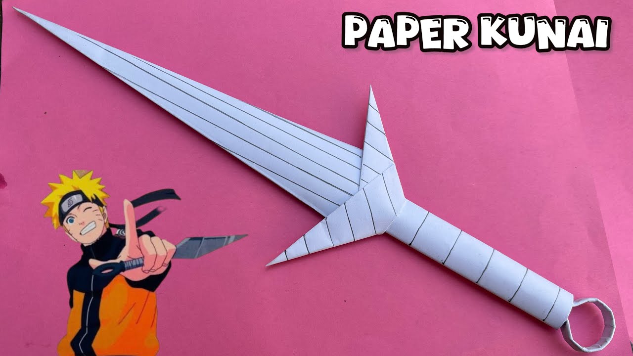 DIY|how to make paper kunai minato 