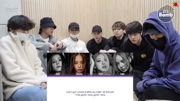 bts reaction to blackpink Tally Lyrics (Color Coded Lyrics)