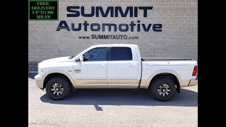 2011 RAM 1500 CREW SHORT LARAMIE LONGHORN HEMI RAMBOX WALK AROUND REVIEW 10600A SOLD! SUMMITAUTO.com 2011 Dodge Ram 1500 Hall Chrysler Dodge Jeep Ram