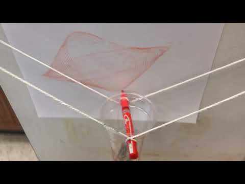 Coupled pendulum Harmonograph 2020