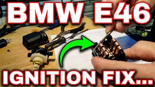 BMW E46 (3 series) ignition switch not working on position 2. Repair procedure...