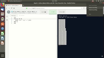 Qbasic: Loop and Nested Loop in Qbasic (FOR....NEXT...STEP..)