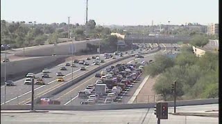 Serious crash causes huge backup on SB Loop 101 in Mesa
