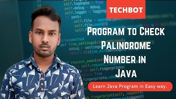 Program to Check Palindrome Number in Java | Palindrome Number Program in Java Language in Hindi.