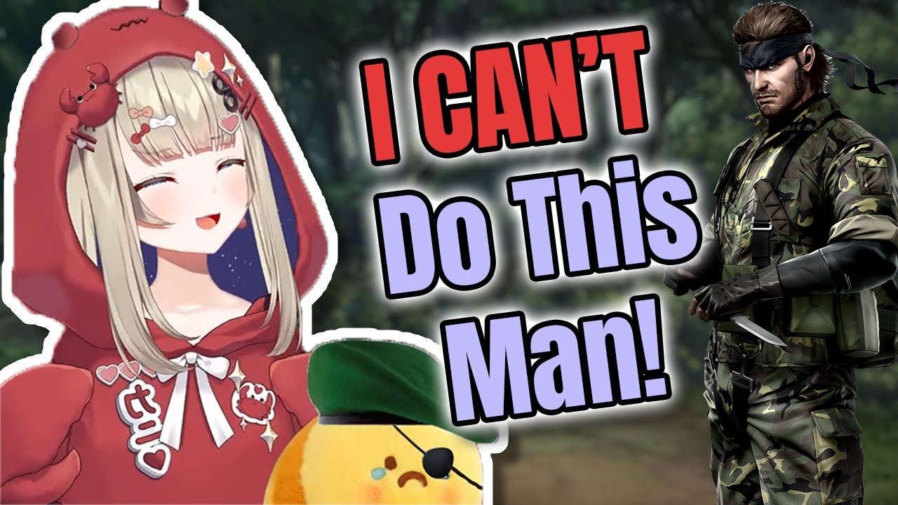 Shiina Completely Loses It Playing Metal Gear Solid 3 | Amanogawa Shiina | [Phase Connect]