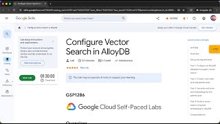 Exclusive Configure Vector Search in AlloyDB | GSP1286 Details