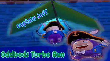 Oddbods Turbo Run game: Captain Jeff flying