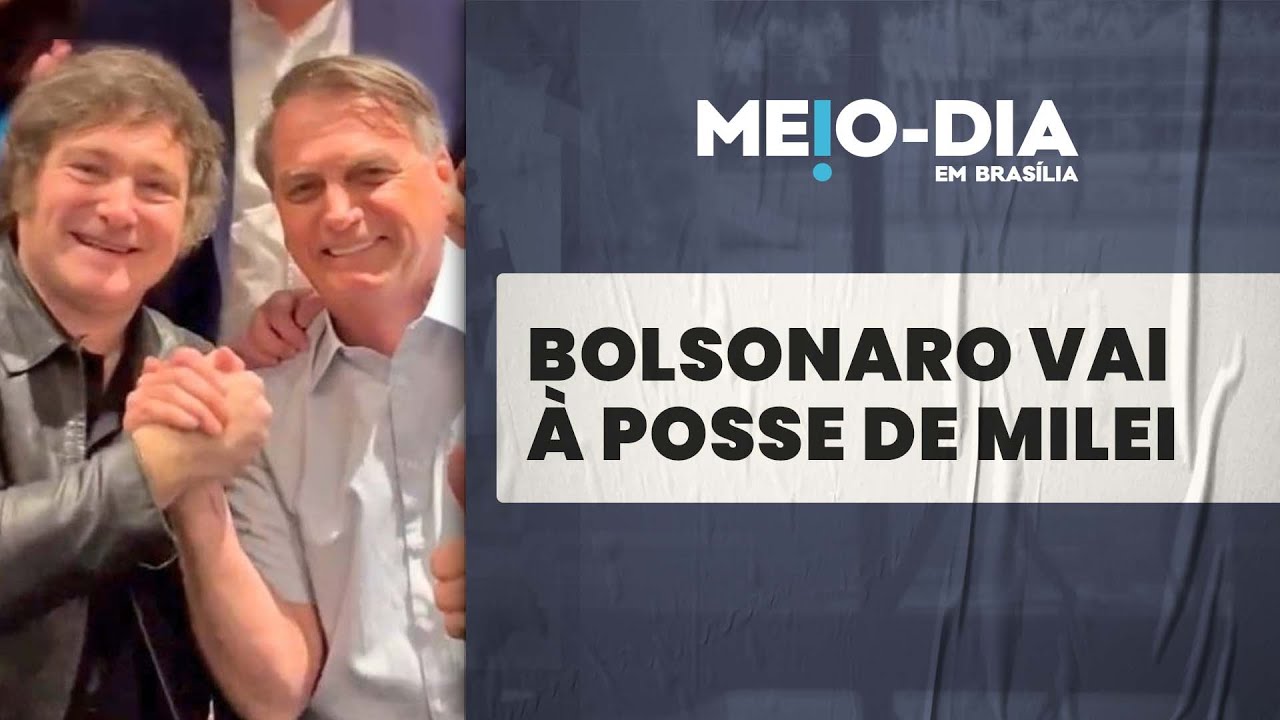 Bolsonaro diz esperar da Argentina bom relacionamento com o Brasil, a partir de 2027