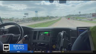 A look inside self-driving 18 wheelers testing on the road in North Texas