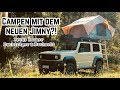 Der Jimny bekommt einen Front Runner Dachträger & Dachzelt! Die erste Nacht im Offroad Microcamper!