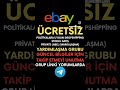 Ebay Private Label Yardımlaşma Grubuna Davetlisin (Grup Linki Profilde)