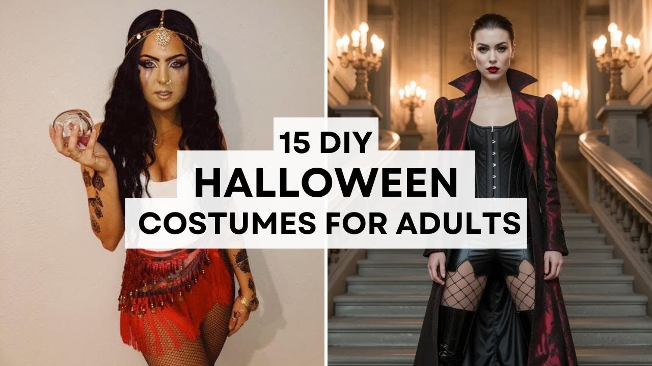15 DIY Halloween Costumes for Adults | Easy, Creative & Budget-Friendly Ideas  