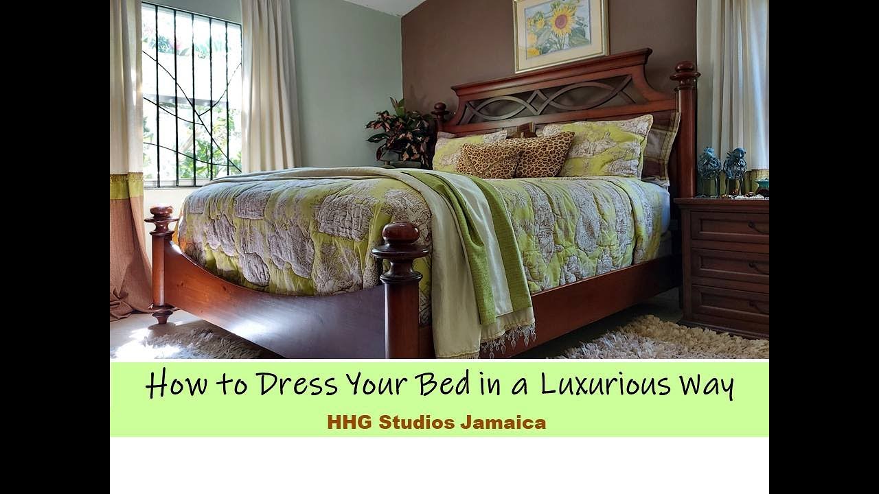 How to Dress Your Bed in a Luxurious Way!! YouTube