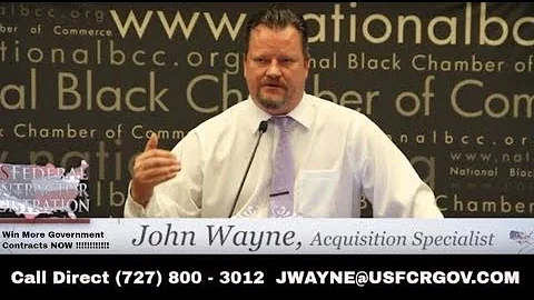 Sales Factor John Wayne Government Contracts  proposal writing Capabilities Statement gsa advantage