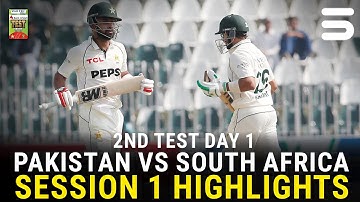 1st Session Highlights | Pakistan vs South Africa Test Series 2025 | 2nd Test Day 1 | PCB | M3U1U