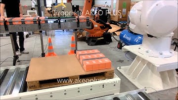 Cellule de palettisation avec caisson à vide MVG COVAL