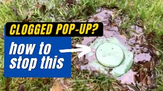 How To Prevent Yard Drain Pipe From Clogging. Keep Drainage Pipe Clean. Best DIY Downspout Drain