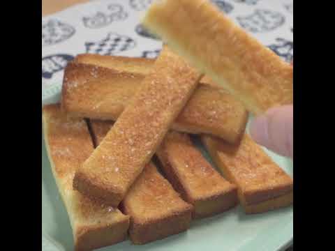 吃不完的吐司這樣做1-蜜糖吐司條+蒜香吐司條 #shorts #吐司