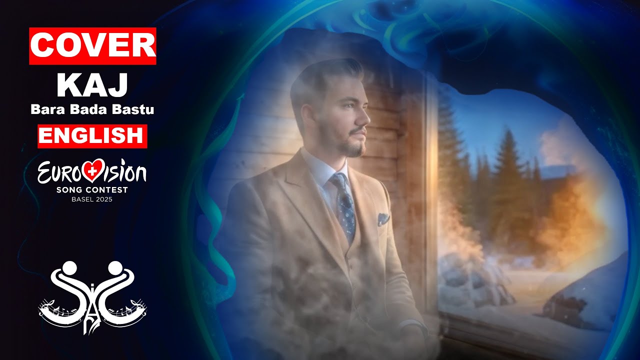 KAJ - Bara Bada Bastu (English Version) | Sweden 🇸🇪 Eurovision 2025 | COVER by VASO (Lyric Video)