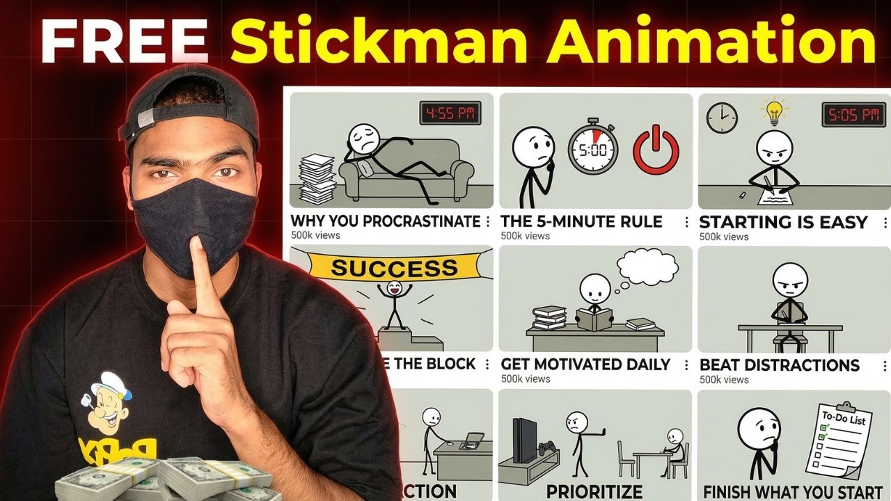 Create Stickman Videos for FREE (Step-by-Step Tutorial) - YouTube