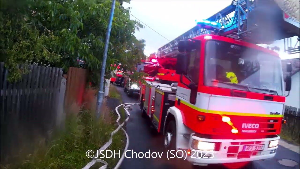 JSDH Chodov (SO) - požár Stará Chodovská, 2.7.2023