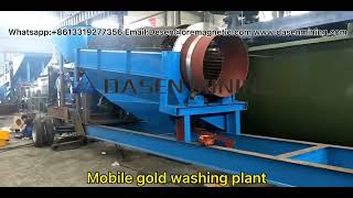 The Integrated Mobile Gold Washing Plant 10Tph-600Tph