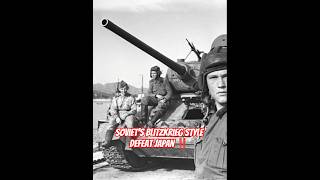 Soviet Invasion Of Manchuria Operation August Storm