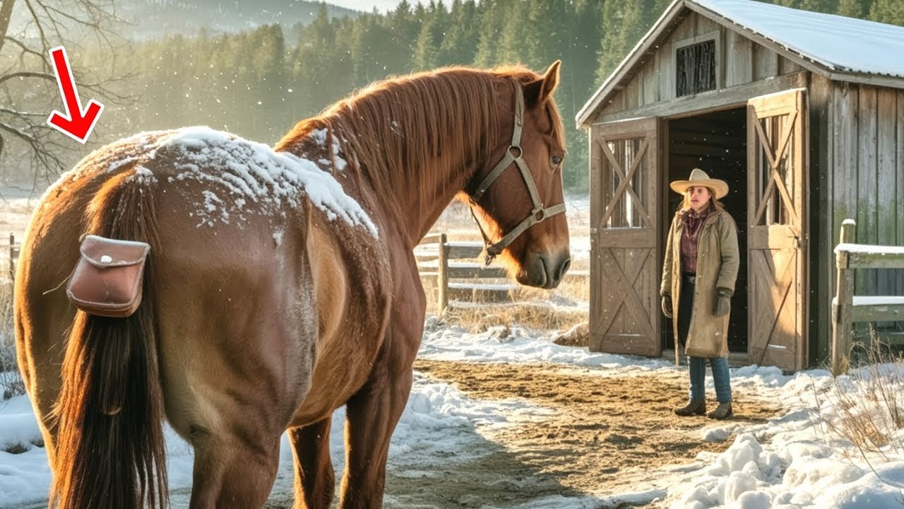 Ein Pferd trotzte einem tödlichen Sturm, um aus verzweifeltem Grund eine einzige Ranch zu erreichen