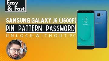 How To Hard Reset Samsung J6 SM J600F l Pattern UNLOCK Free