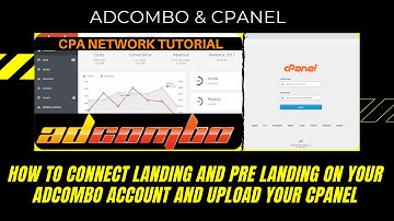 How to connect landing and prelanding on your adcombo account and upload your cpanel