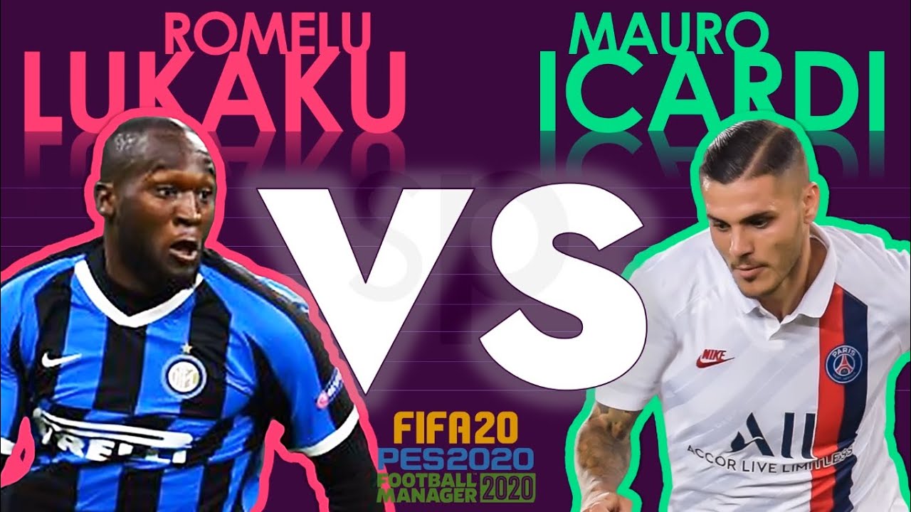 ROMELU LUKAKU VS MAURO ICARDI - Complete Attributes Comparison (FIFA 20, PES 2020, FM 2020)