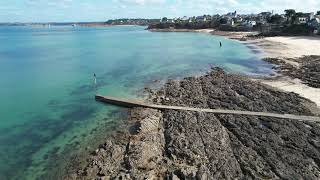 Carantec : La plage de la Grêve Blanche avec vue sur L'île Callot !