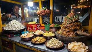 CRAZY LONG LINE! Massive Portions of Tahu Tek, This Man Works Late Every Night to Pay His Child's...