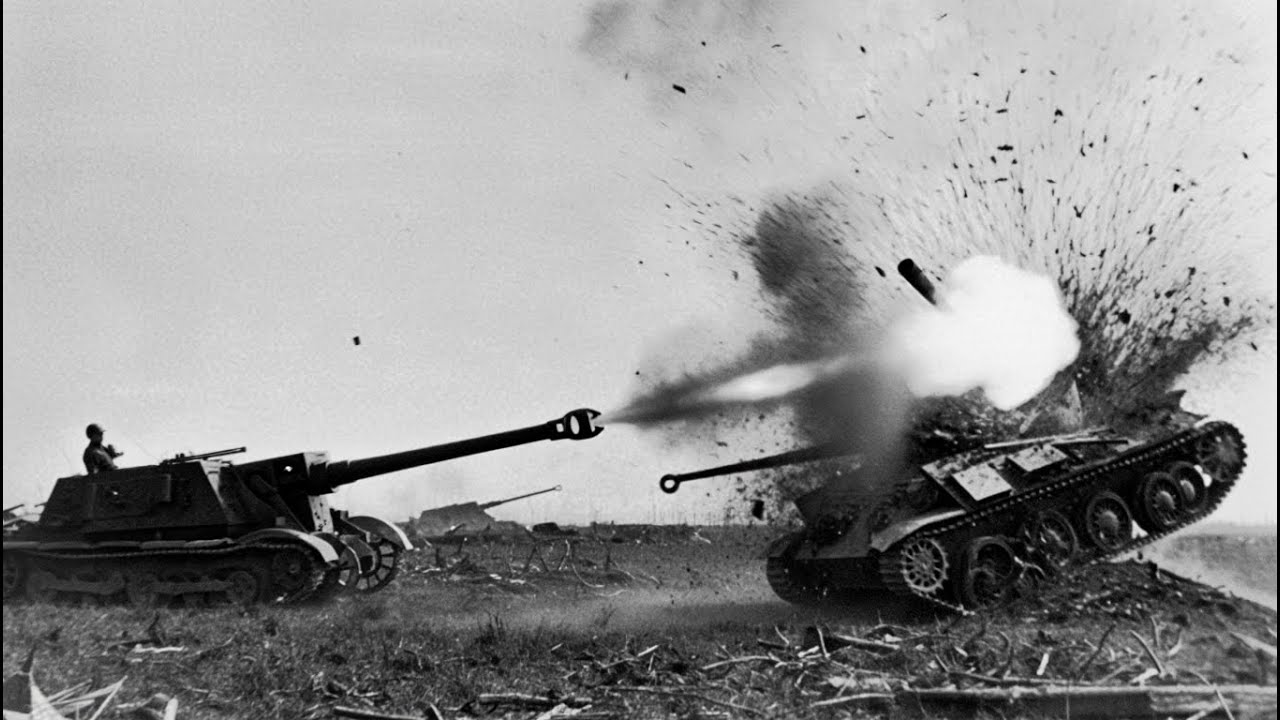 To Działo Przestraszyło Niemców – SU-152 „Zwierobój” zniszczył Tygrysy jednym strzałem!