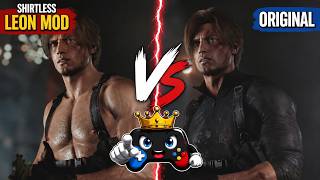 Resident Evil 9 Shirtless Leon Mod vs Original (Full Comparison)