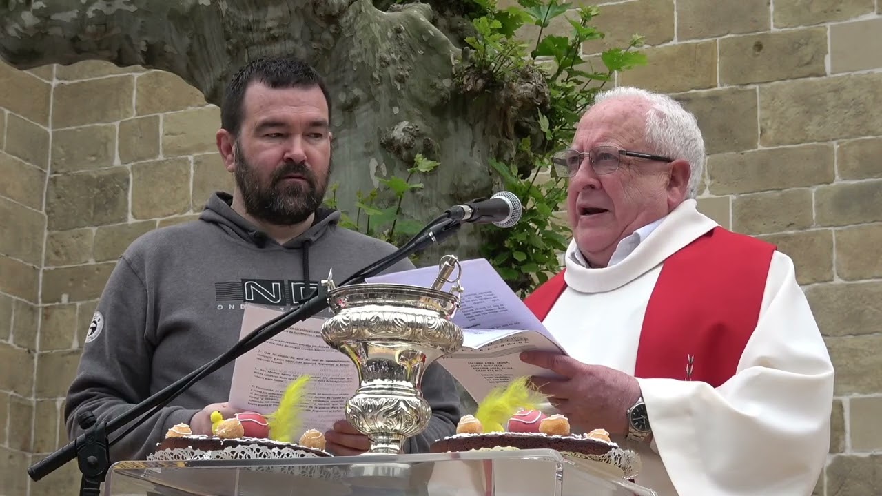 Bendición de las Opillas desde Irun, desde la Parroquia del Juncal