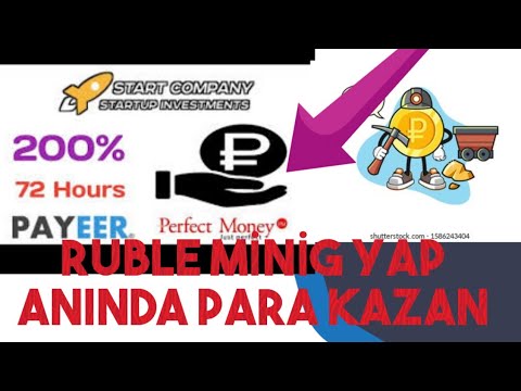 💰 Ruble Mining Yap Para Kazan / 40 Ruble Yatırım Yaptık Ruble Kazanc Sitesine 💸