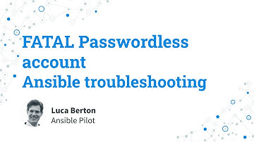 Ansible troubleshooting - passwordless account