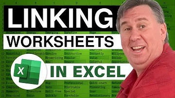 Excel - Cell Linking: Easy Steps to Create Worksheet Links & Copy Formulas Tutorial - Episode 1056