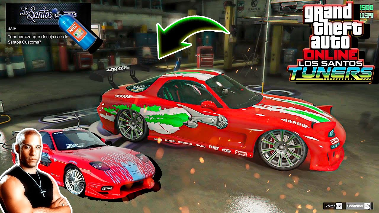 TUNANDO RX7 DO Dominic Toretto NO ONLINE ! SEM MODS GTA V ONLINE ZR350 ...
