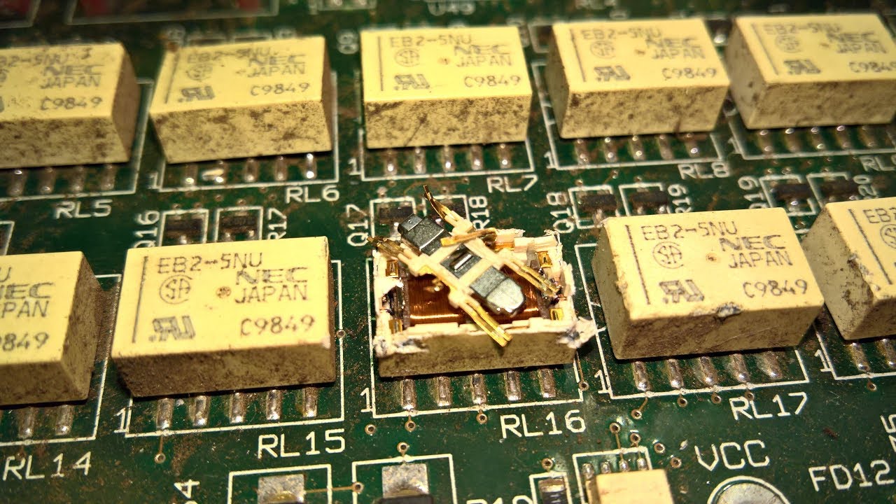 Small industrial relay - Gold and Palladium recovery