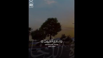﴿إِنَّ المُتَّقينَ في مَقامٍ أَمينٍ﴾ آخر سورة الدخان .. القارئ عبدالعزيز العبيد 🤍..