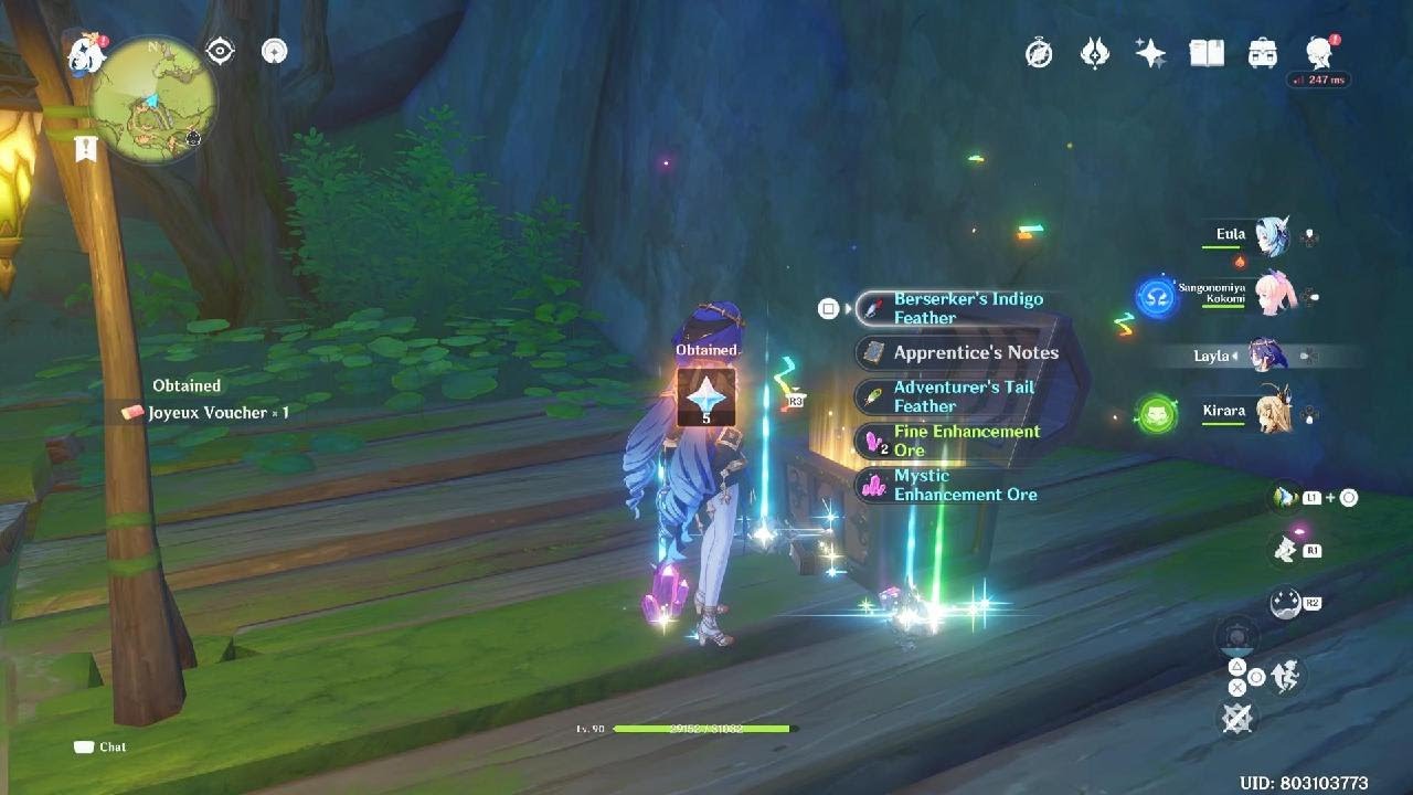 Genshin Impact Layla treasure chest voicelines 3 jp audio YouTube